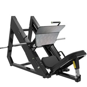 Máquina de prensa de piernas de 45 grados, comercial, con placas de pesas, entrenador de piernas seguro, equipo de entrenamiento de fuerza para ejercitar los músculos de la parte inferior del cuerpo. - Product Image 1