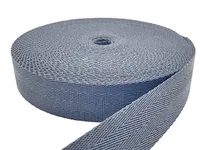 Sangle tissée durable en polyester imitation nylon sergé chevron 25 mm pour sangle d'appareil photo, vente en gros