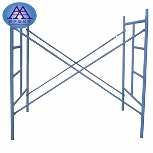 中国供应商工业和建筑用金属管钢h型架梯子脚手架