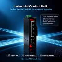 Switch Gigabit non géré 16 ports DIN-Rail, RJ45 avec prise en charge VLAN, métal sans ventilateur IP30, robuste pour les réseaux d'usine