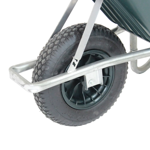 H WB6414S Heavy Duty Industrial Plastic Roll Container Jardim Construção Jeep Concreto Folding Wheelbarrow da Inglaterra - Product Image 5