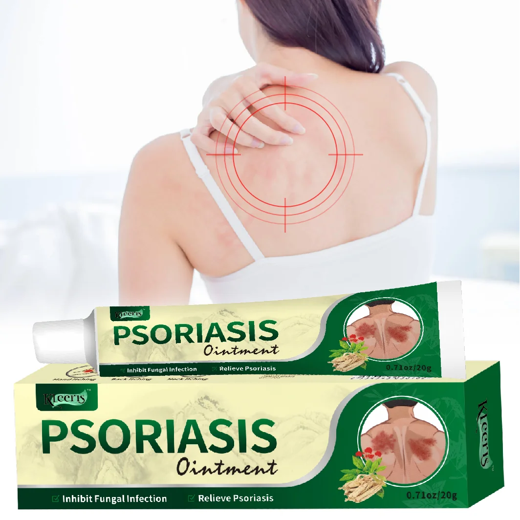 Private Label Herbal Ointment for Psoriasis Eczema Relief-Antibacterial Non-Toxic Cream 20g Bangfuke