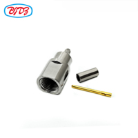 Usine 50ohm FME prise mâle prise femelle pour RG58 LMR195 LMR200 LMR240 H-155 H155 RG316 RG174 RG8 LMR400 connecteur Coaxial RF