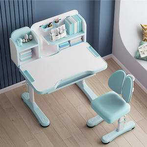 Table d'Étude Ergonomique Rose pour Enfants, Hauteur Réglable, Bureau Design pour Filles, Meuble Enfant – Vente en Gros - Product Image 5