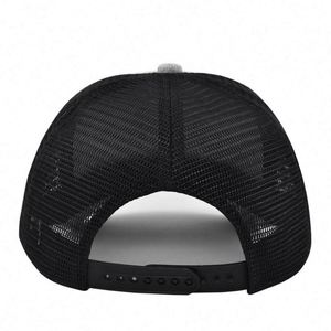 Wholesale Flat Brim 6 Panel <b>Plain</b> Snapback <b>Cap</b> With Mesh Custom Logo Print Embroidery Richardson 112 Trucker Hats - Product Image 3