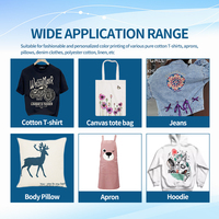 Impresora de Camisetas DTG de 2 Estaciones para Cabezal de Impresión I3200 de 4 Piezas, Tinta Eco Solvente, Alimentador Automático de Documentos Todo en Uno, 1 Año de Garantía