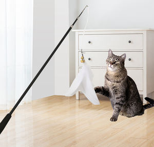 Juguete Interactivo Retráctil de Cuatro Secciones para Gatos, Alternativa al Juguete de Plumas, Divertido Palo para Gatos y Gatitos - Product Image 6