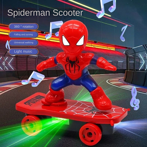 Scooter <span class=keywords><strong>Spider</strong></span>-<span class=keywords><strong>Man</strong></span>, jouet relaxant et intéressant, acrobaties, action et jouet, <span class=keywords><strong>robot</strong></span> chantant avec lumière, danse, héros, figurines d'anime - Product Image 5