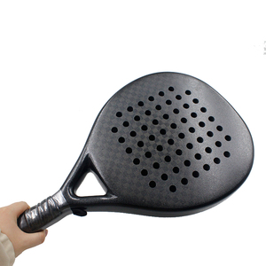 <span class=keywords><strong>Precio</strong></span> DE FÁBRICA DE MOQ bajo Diseño personalizado Full Carbon 3K 12K 18K Carbon Tennis Paddle Raquetas - Product Image 2