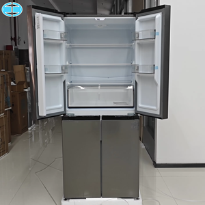 Réfrigérateur à double porte de style français de grande capacité 406L pour la maison - Unité intégrée de réfrigération et de congélation - Product Image 1