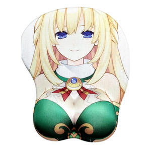 Tapis de souris personnalisés avec impression de filles <span class=keywords><strong>sexy</strong></span> aux gros seins, tapis de souris en gel de silicone 3D avec photo de dessin animé mignon, base antidérapante en PU - Product Image 1