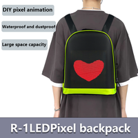 Mochila LED con Pantalla P2.5 Inteligente de Alta Calidad para Publicidad Digital Programable, Control por Celular