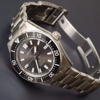 Montre automatique de plongée pour hommes, bracelet en acier inoxydable, lunette rotative, aiguilles lumineuses, affichage de la date, montre-bracelet de sport pour hommes