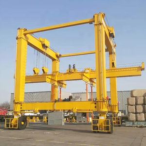 50 Ton 100 Ton 200 tonnellate di gru resistente RTG ruota gomma Gantry gru a cavallo pneumatico - Product Image 4