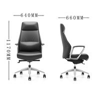 Chaise de bureau ergonomique réglable au design contemporain, chaise de patron à hauteur de comptoir, chaise de réception moderne pour manager