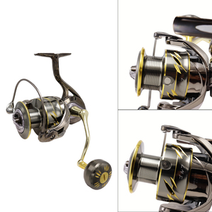Moulinet de pêche en aluminium de haute qualité allié 9 + 1 roulement gros gibier - Product Image 3