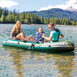 Original Intex 68380 <span class=keywords><strong>SEAHAWK</strong></span> 3 ensemble de bateaux <span class=keywords><strong>bateau</strong></span> à rames de pêche gonflable - Product Image 2