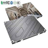 Écran LED d'intérieur pour chaînes de magasins et musées, P1.25 P1.53 P1.86 P2 P2.5 P3.07, 640x480mm, ultra-mince 59mm, avec procédé de revêtement GOB
