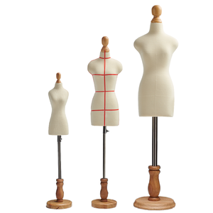 <span class=keywords><strong>Mannequin</strong></span> de <span class=keywords><strong>couture</strong></span> en mousse pour femme adulte, buste, pour la conception de robes de mariée, modèle mini 1/2, économique - Product Image 1