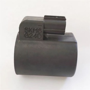 Válvula Solenoide Metálica para Grúa Torre y Excavadora, Estándar OEM, Marca HM 38553-61040 KWE6K-22/G24D 16B SKM6-G24D - Product Image 2