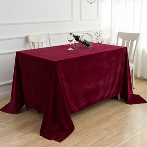 Nappe en daim polyester <span class=keywords><strong>prix</strong></span> direct usine vente en gros nappe jupe de table - Product Image 4