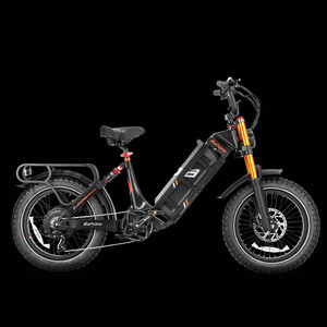 Bicicleta eléctrica eAhora Juliet Pro con cuadro de acero de alto contenido en carbono de 20" x 15", batería de litio de 60V 70Ah para adultos - Product Image 3
