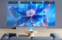 Mini projecteur Flixtone D9W, projecteur 1080p, prend en charge la 4K Ultra HD, WIFI, BT, home cinéma, réunions, jeux