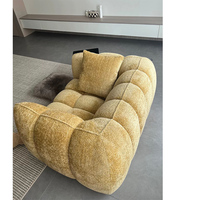 Canapé citrouilles salon grand plancher canapé rose ensemble tissu rembourré bras confortable canapé modulaire chesterfield pour villa hôtel