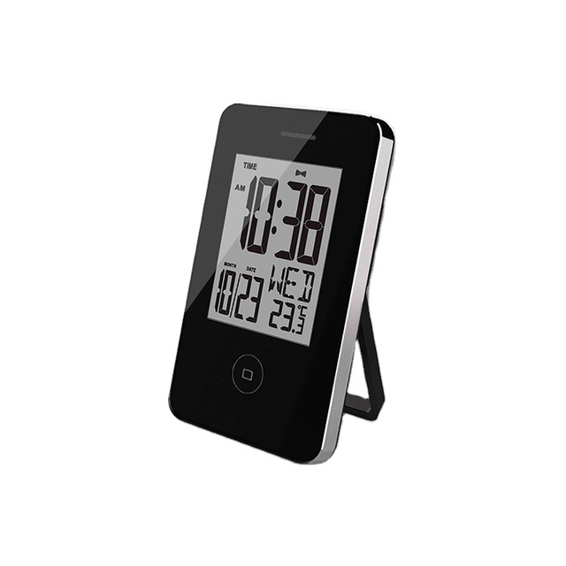 Small Size Household Digital Clock Back Light with comfort Max/min Indoor Hygrometer Thermometer Weather Station LED Clock