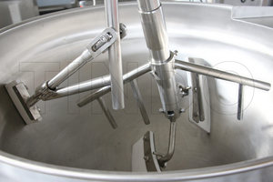 Olla agitadora planetaria automática Halwa que hace las máquinas Hervidor con camisa industrial proporcionado equipo de cocina personalizable 1 Juego - Product Image 6