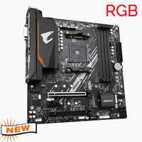 Nouvelle carte mère GIGABYTE B550M AORUS Elite AM4 Micro-ATX AMD pour ordinateur de bureau, graphismes intégrés, 128 Go DDR4 double canal PCIe SATA
