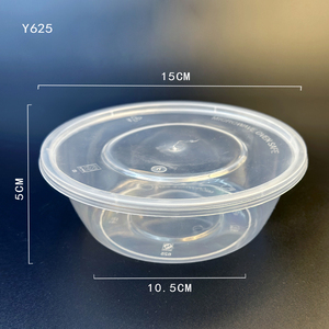 Contenants alimentaires ronds en <span class=keywords><strong>plastique</strong></span>, à emporter, jetables, boîte à lunch en <span class=keywords><strong>plastique</strong></span>, bol pour soupe chaude et nouilles, compatible micro-ondes - Product Image 5