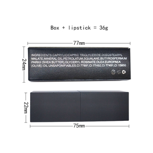 Bán buôn ODM tùy chỉnh Matte không thấm nước Son môi lâu dài vẻ đẹp trang điểm thời trang sexy rắn có sẵn của riêng bạn son môi - Product Image 2