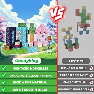 Onshine - Juego de Aventuras en el Bosque y el Volcán, 200 Piezas, Bloques de Construcción de Plástico con Imanes Fuertes, Juego Creativo STEM, Certificado de Seguridad - Product Image 4