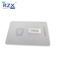 Carte NFC transparente RFID imprimable de 85,5*54 mm, carte de visite