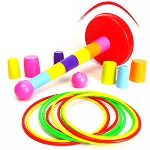 叠起杯子玩具彩虹流行圈儿童圈玩具套装堆放整理玩具儿童颜色学习共9层