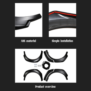 FFD01 Livraison rapide Personnaliser Abs Universal Rubber Bushwacker Lc150 W204 <span class=keywords><strong>4x4</strong></span> Pajero <span class=keywords><strong>Samurai</strong></span> Us 2021 Fender Flare - Product Image 6