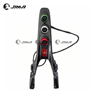 Interruptor de Marchas de Tres Colores con Botón de Control Central de Fibra de Carbono para <span class=keywords><strong>Ferrari</strong></span> F8 OE 878158 891949 881236 70006706 - Product Image 1