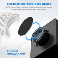 Haut-parleur de barre de son Home cinéma SW65D avec subwoofers filaires actifs de 6.5 pouces système audio haut de gamme