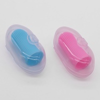 Kit de brosses à dents à doigts en silicone de qualité alimentaire SORADD SRD-154 pour chiens et chats, à 360 degrés, avec poils enveloppants pour un nettoyage complet, en stock OEM