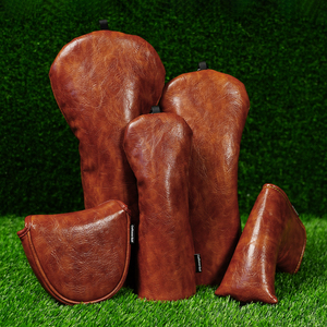Fundas para Palos de Golf Marrones, Precio de Fábrica, Accesorios de Golf al por Mayor, Fundas para Palos de Golf con Diseño de Muñeco de Nieve y Cactus - Product Image 4