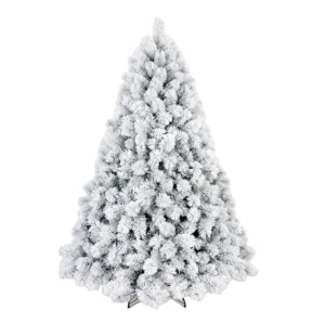 Albero di Natale Artificiale Pre-Illuminato con Effetto Neve, 2,3m, Misto PE/PVC, con LED Bianco Caldo, a Cerniera - Product Image 2