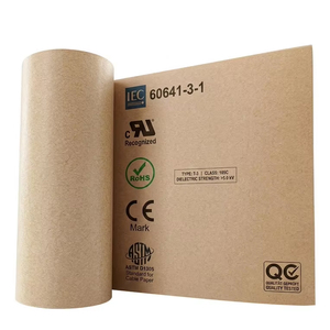 Papel Kraft <span class=keywords><strong>Aislante</strong></span> de Grado Eléctrico, Papel para Cables Telefónicos de <span class=keywords><strong>Celulosa</strong></span> de Alta Pureza para Transformadores Sumergidos en Aceite - Product Image 1