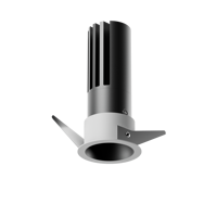 Spot encastré LED COB 5W 7W pour plafond, découpe de 43 mm, en aluminium moulé sous pression, AC220V