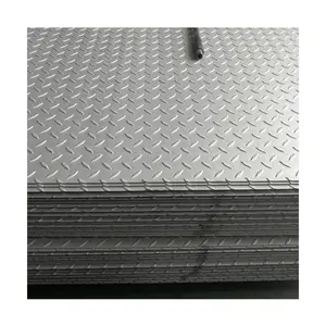 Hot Rolled 5mm Thickness 201 304 316 Floor Checker Plate Chequer Pattern Embossed Stainless Steel Sheet