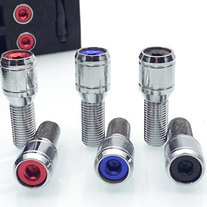 Convient pour <span class=keywords><strong>Bmw</strong></span>, Mercedes-benz et audi Modified Forged Aviation Aluminium 7075T6 Wheel Hub Screws Tire Anti-theft Screw Nuts - Product Image 5