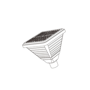 Modern 20W IP65 Waterproof LED Aluminum <b>Solar</b> Courtyard <b>Light</b> Landscape Garden <b>Lights</b> for Outdoor <b>Solar</b> Power LED Parking Yard - Product Image 6