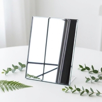 Miroir mural rectangulaire moderne sans cadre de 4 mm, 5 mm, 6 mm avec étagère pour la décoration de la maison