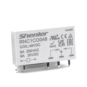 Shenler rnc1co048 + SNC05-S-B 5pin 6A 48VDC Slim tiếp sức mô-đun PLC 6 mét Giao diện tiếp sức - Product Image 2