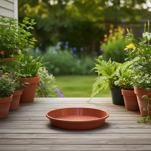 Plateau en terre cuite GELI Standard Saucer 14cm, lot de 40 - Product Image 3